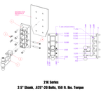 The MEGA-DUTY Bolt-On Adjustable Hitch
