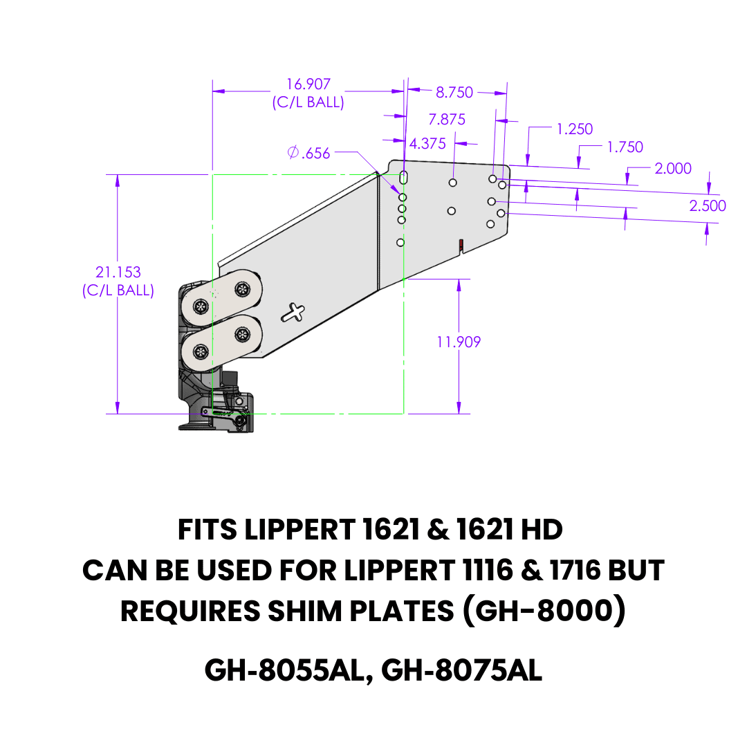 EXECUTIVE Fifth Wheel to Gooseneck Pin Box with SnapLatch Coupler