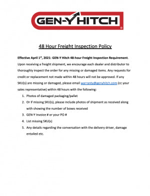 48 Hr Inspection Policy