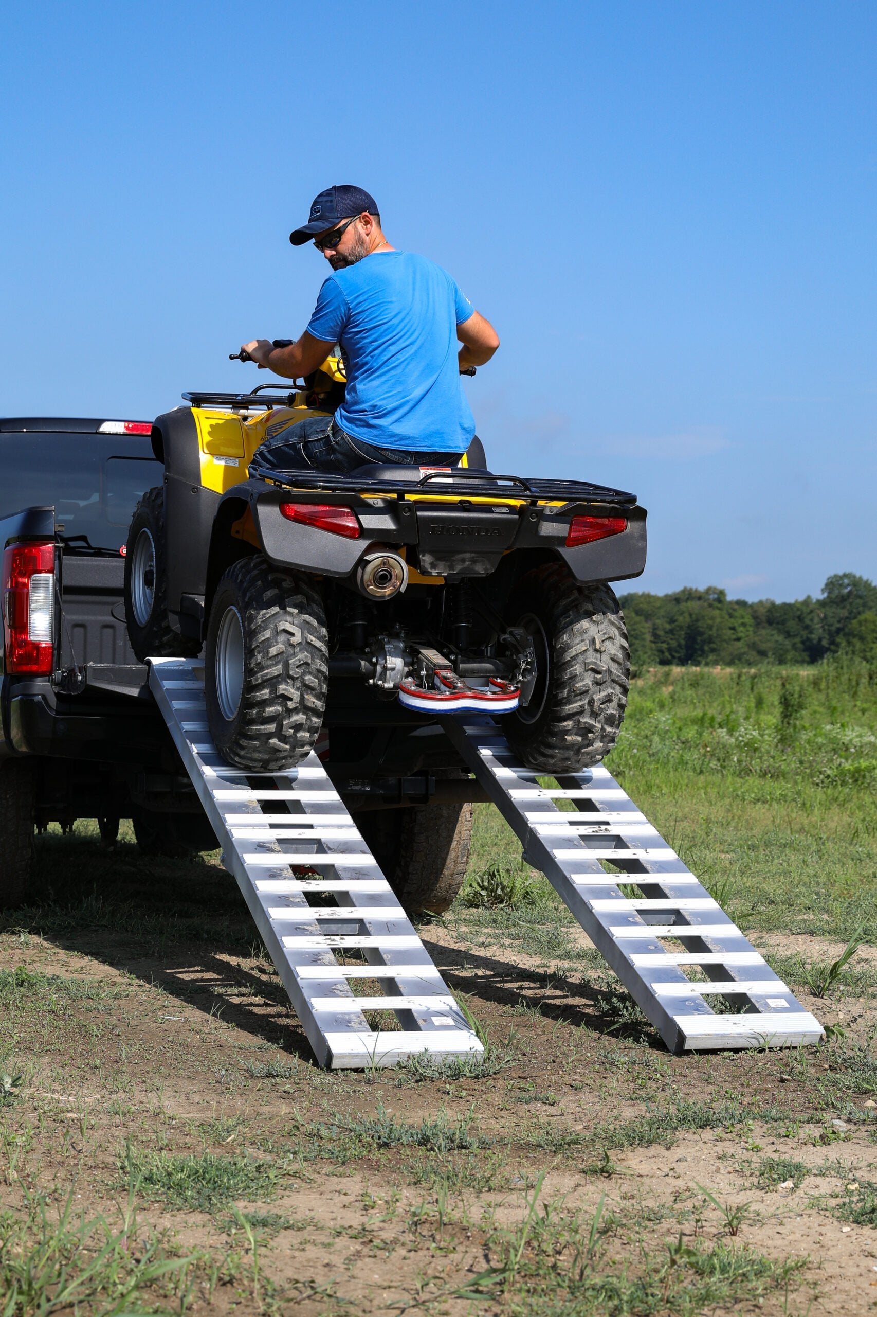 Single Foldable Aluminum Loading Ramps