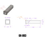 Weld-On Receiver Tube