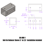 Bolt-On Reducer Sleeve