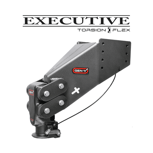 EXECUTIVE Fifth Wheel to Gooseneck Pin Box with SnapLatch Coupler