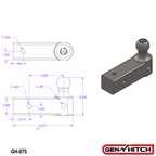 Replacement Single Ball Mount