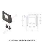Anti-Rattle Hitch Tightener