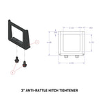 Anti-Rattle Hitch Tightener