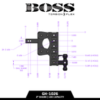 The BOSS 10K (Torsion-Flex) Drop Hitch (2″ or 2 ½″ Shank)