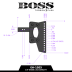 The BOSS (Torsion-Flex) Weight Distribution (2"- 3") Shank