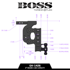 The BOSS 16K (Torsion-Flex) Drop Hitch (2" or 2 ½" Shank)