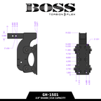 The BOSS (Torsion Flex) Pintle Plate (2"-3" Shank)