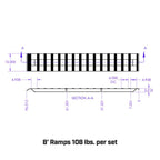 Replacement Single Aluminum Loading Ramp