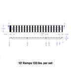 Replacement Single Aluminum Loading Ramp