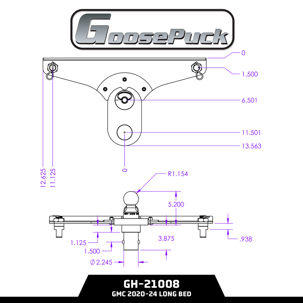 GoosePuck 5" Offset Ball Puck System