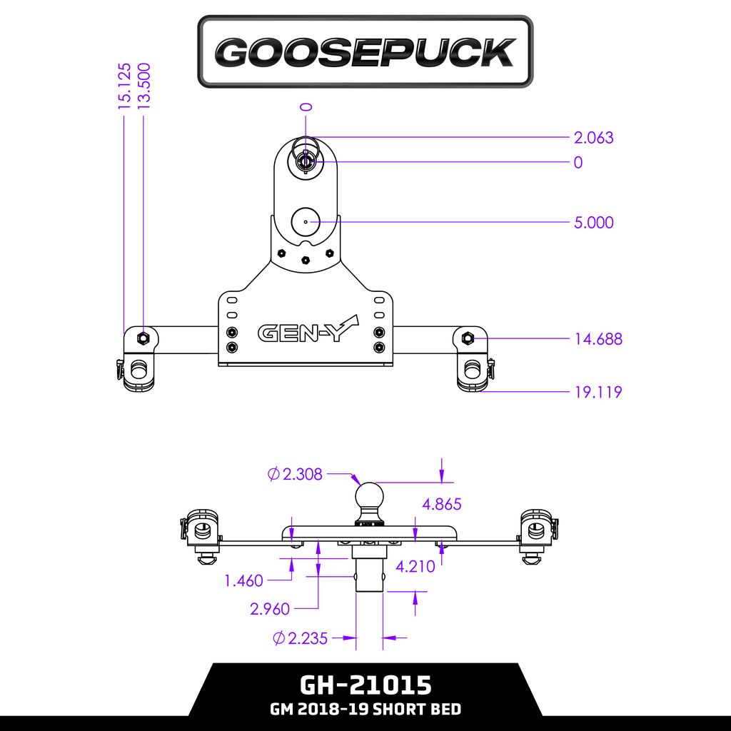GoosePuck GEN 2 5" Offset Ball Puck System