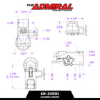 The ADMIRAL - Bumper Coupler with SnapLatch