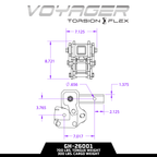 The VOYAGER Cargo Carrier Hitch with TORSION-FLEX Technology