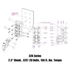 The MEGA-DUTY Bolt-On Adjustable Hitch