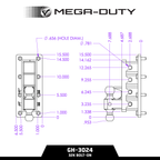 The MEGA-DUTY Bolt-On Adjustable Hitch