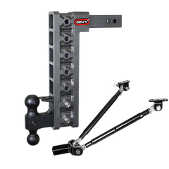 The MEGA-DUTY 16K Drop Hitch (2" Shank)
