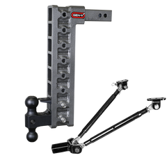 The MEGA-DUTY 16K Drop Hitch (2" Shank)