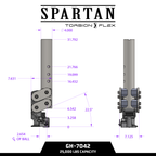 Spartan (Torsion-Flex) Gooseneck with SnapLatch Coupler