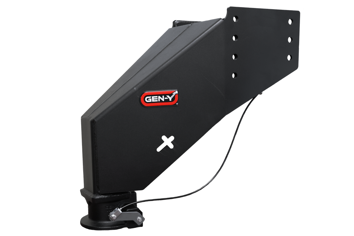 The NOMAD Fifth Wheel-to-Gooseneck Static Pin Box with SnapLatch Coupler