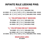 InfiniteRule Security Receiver & Hitch Locks