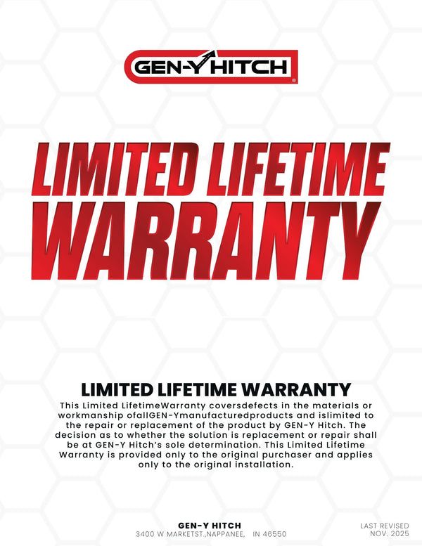 Limited Lifetime Warranty