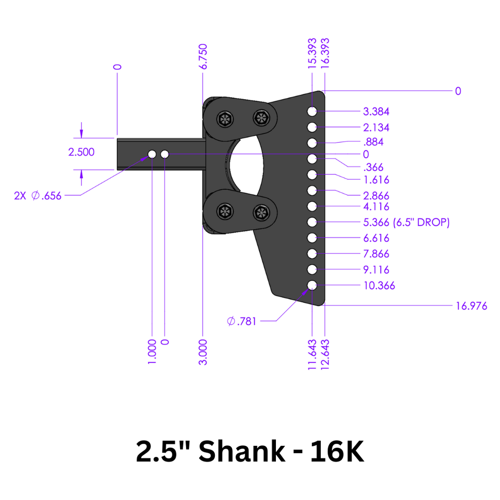 The BOSS (Torsion-Flex) Weight Distribution (2"-3") Shank