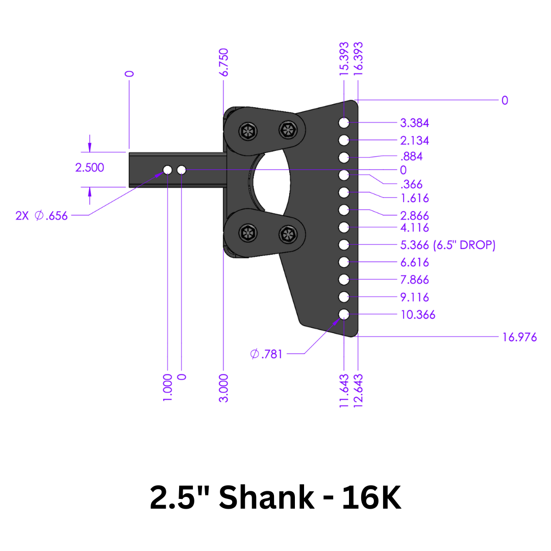 The BOSS (Torsion-Flex) Weight Distribution (2"-3") Shank