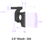 The BOSS (Torsion-Flex) Weight Distribution (2"-3") Shank