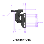 The BOSS (Torsion-Flex) Weight Distribution (2"-3") Shank