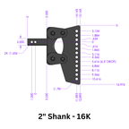 The BOSS (Torsion-Flex) Weight Distribution (2"-3") Shank