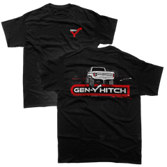 GEN-Y Hitch OBS truck tee, black colorway, product photo