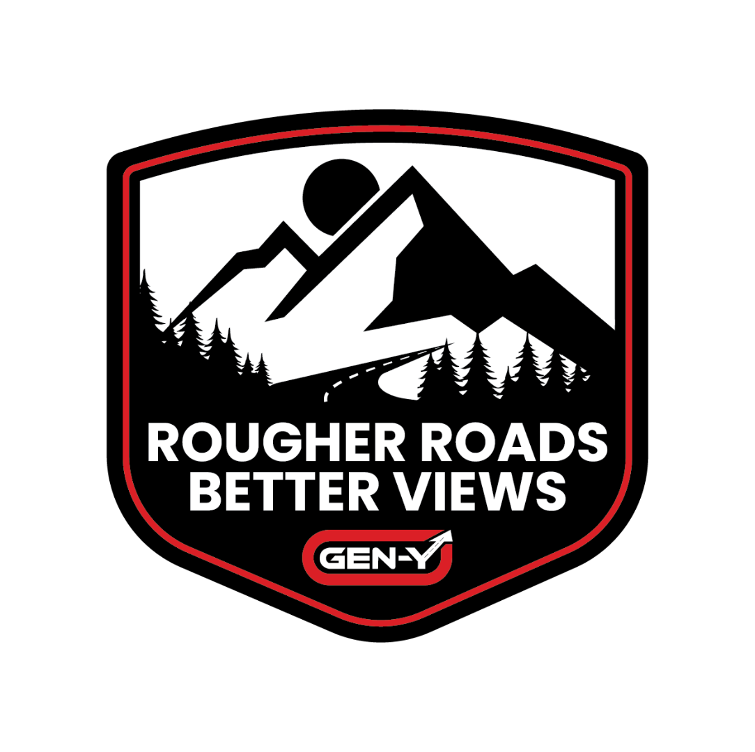 Rougher Roads Sticker - Medium