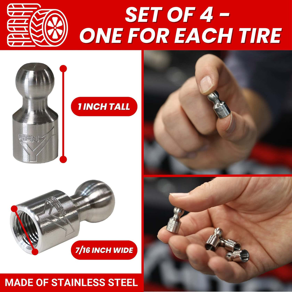Tiny Hitch Balls - Valve Stem Caps
