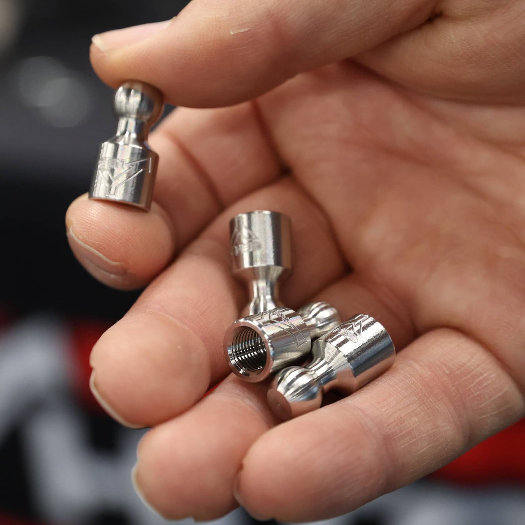 Tiny Hitch Balls - Valve Stem Caps
