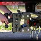 The BOSS 10K (Torsion-Flex) Drop Hitch (2″ or 2 ½″ Shank)