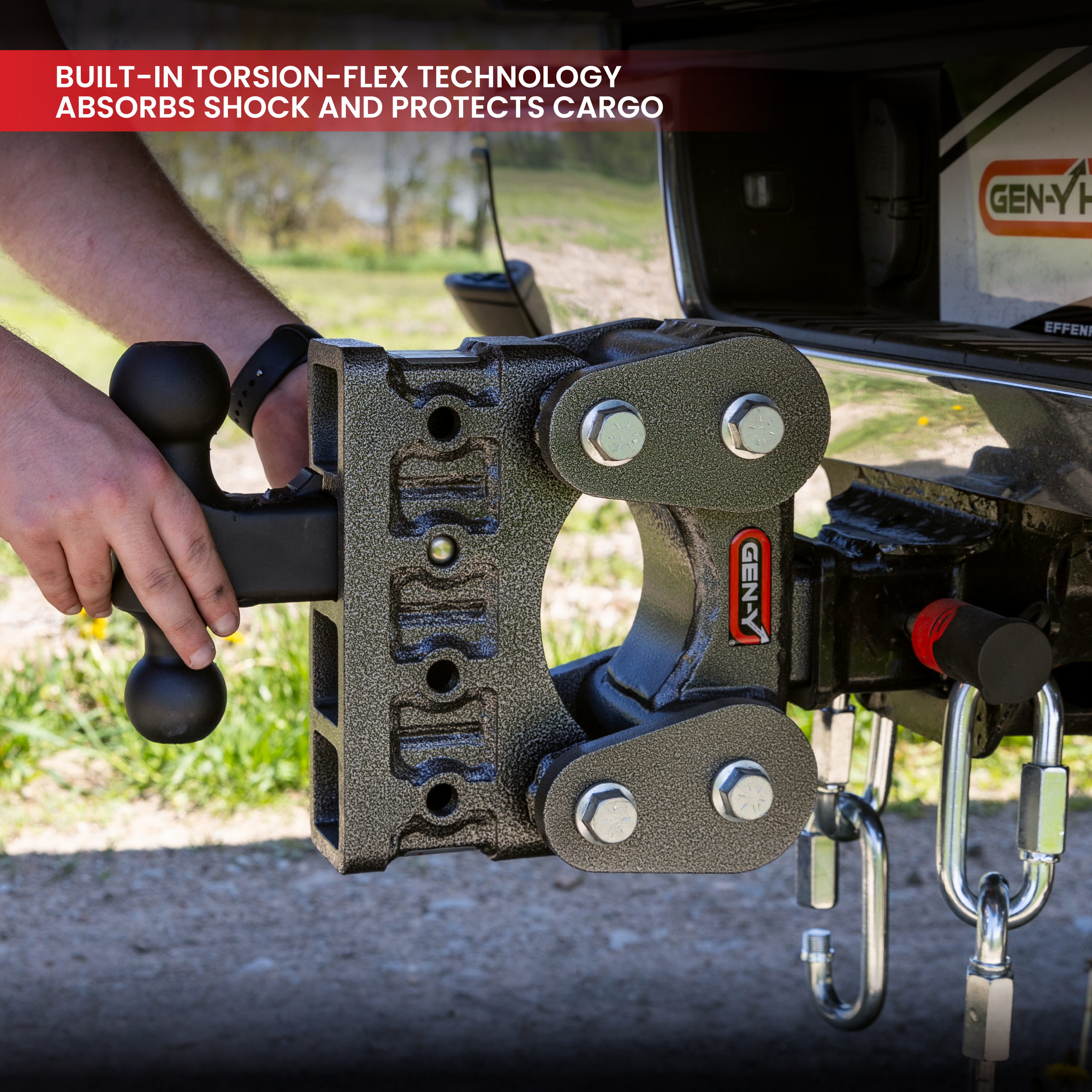 The BOSS 10K (Torsion-Flex) Drop Hitch (2″ or 2 ½″ Shank)