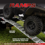 Arched Lightweight Aluminum Ramps