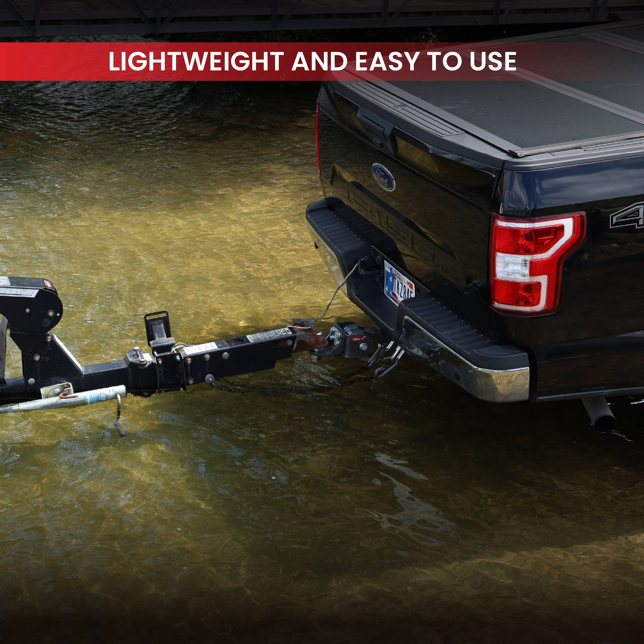 The Glyder 7K (Torsion-Flex) Ball Mount (2" Shank)