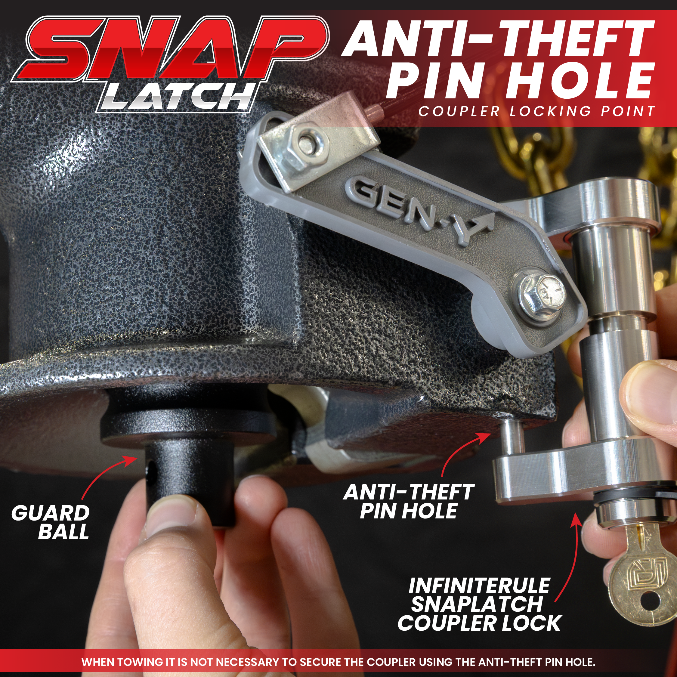 Guard Ball (for use with InfiniteRule SnapLatch Coupler Lock)