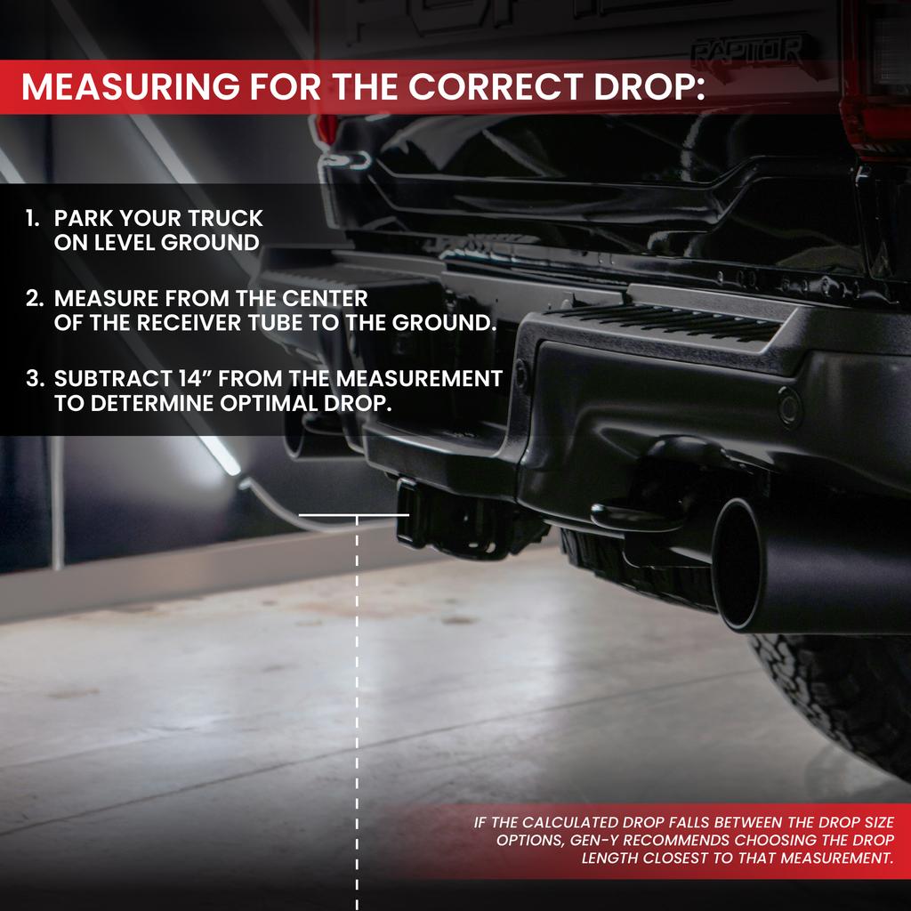 The MEGA-DUTY 16K Drop Hitch (2" Shank)