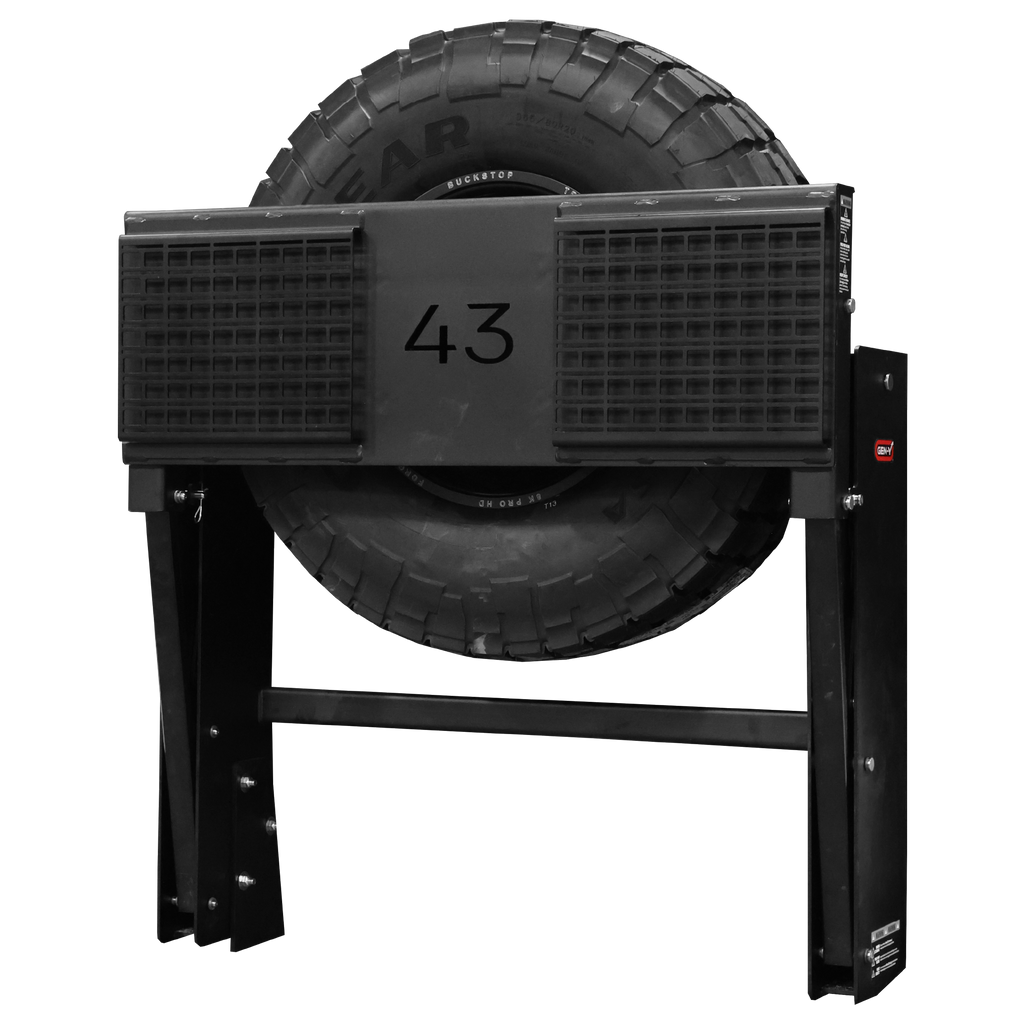 GEN-Y VENTURE tire carrier (model GH-105547), shown closed