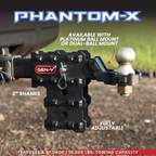 PHANTOM-X 10K Drop Hitch (2" Shank)