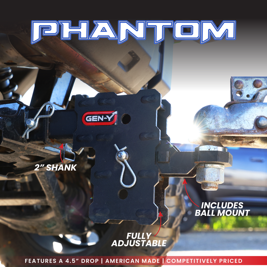 PHANTOM 5K Drop Hitch (2" Shank)