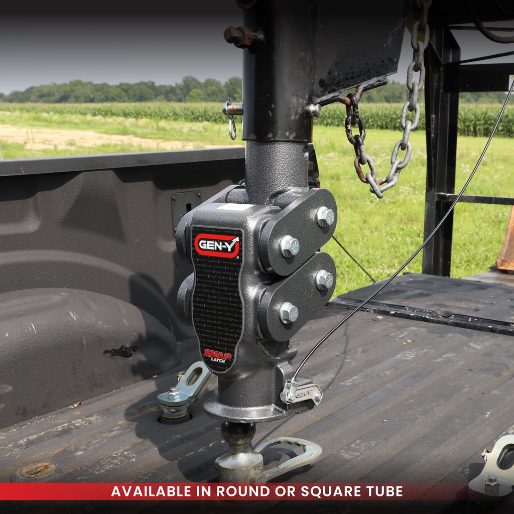 Spartan (Torsion-Flex) Gooseneck with SnapLatch Coupler