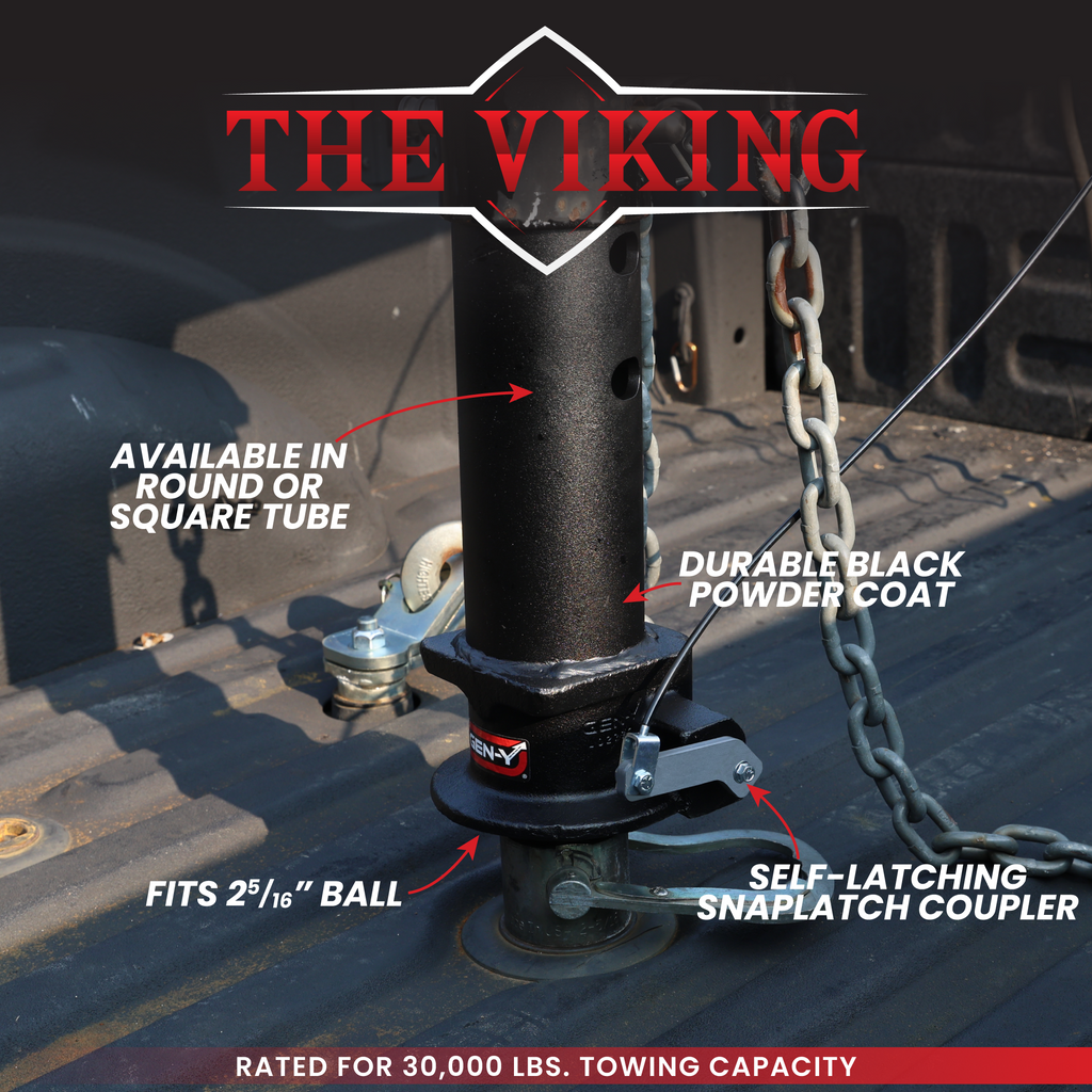 The VIKING Static Gooseneck Coupler with SnapLatch