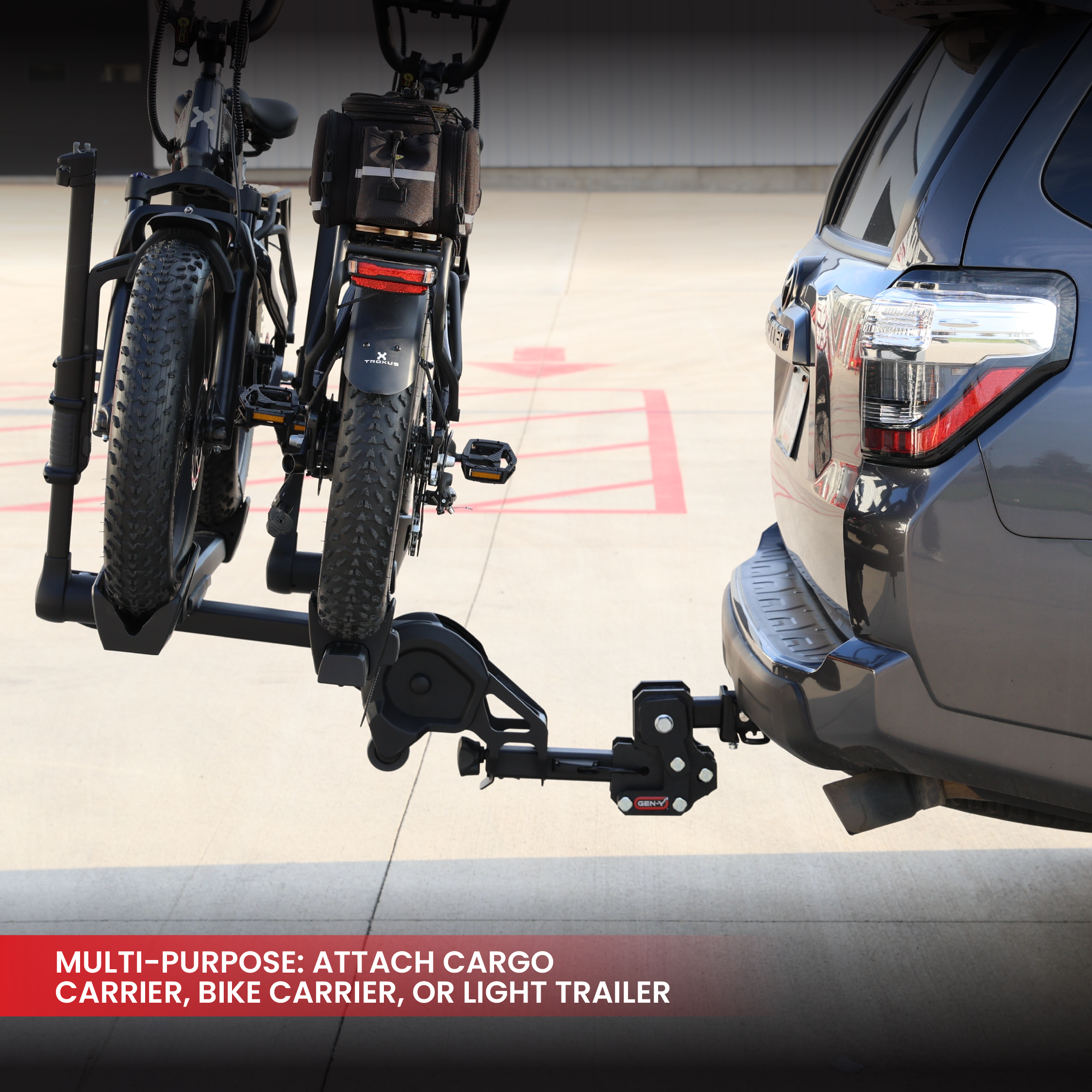 The VOYAGER Cargo Carrier Hitch with TORSION-FLEX Technology