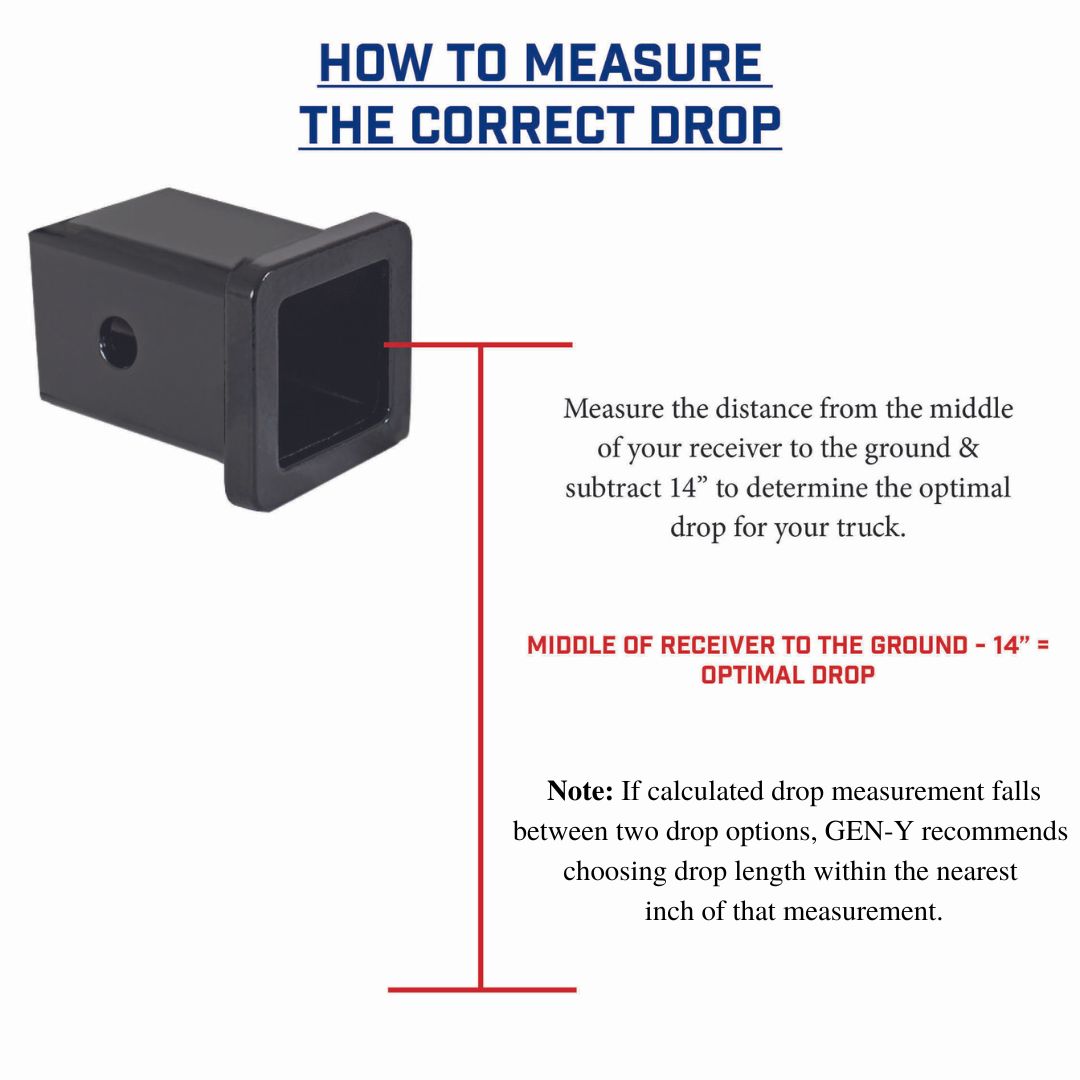 Drop/Raise 10,Multi use,Adjustable Hitch 2.5 Receiver Adjustable Pintle Combo Ball Mount Hitch GEN-Y GH-624 Class V 21,000 lb 4-Receiver Slots,Drop Hitch 